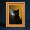 3D Cat Pizza Fridge Magnet with Photo Frame