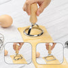 Ravioli Stamp and Cutter Set with Wooden Handle