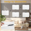 Design for disassembly showing a white felt lapel pin display panel that can be easily spliced or disassembled.