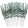 A bundle of artificial eucalyptus leaf plants used for home decor and events.
