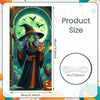 Large Halloween Witch Door Banner with Classic Spooky Design
