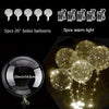 Set of 5 balloons and 5 warm light string lights for decoration