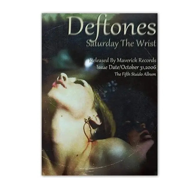 Album cover art for Deftones' Saturday The Wrist released by Maverick Records