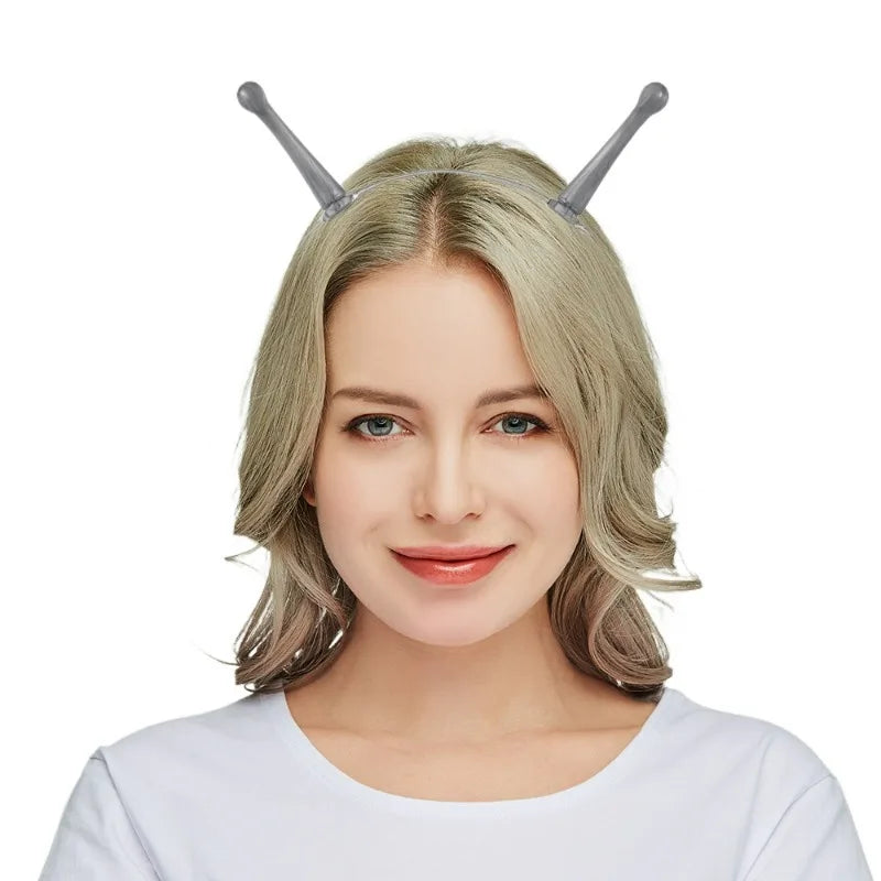 Glowing Alien Antenna Headband for Halloween & Cosplay