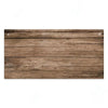 A rustic wooden sign with weathered planks used for home decor.
