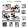 Self-adhesive marble wall stickers in various shades used for decorating kitchen, bathroom, and living room surfaces.