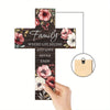 Rustic Wooden Cross Wall Decor for Home & Prayer Room