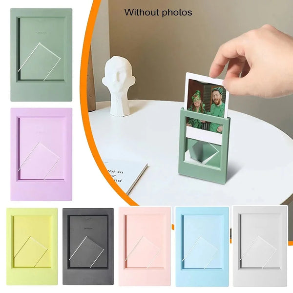 Colorful Desktop Photo Frame for 3-Inch Instax Mini Photos