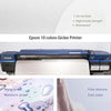 A close-up view of a white canvas material showing texture and color, highlighting its waterproof and durable features.