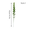 A vertical arrangement of green leaves in a style 2 presentation.