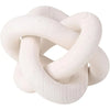 Hand carved white wood knot decor for a coffee table