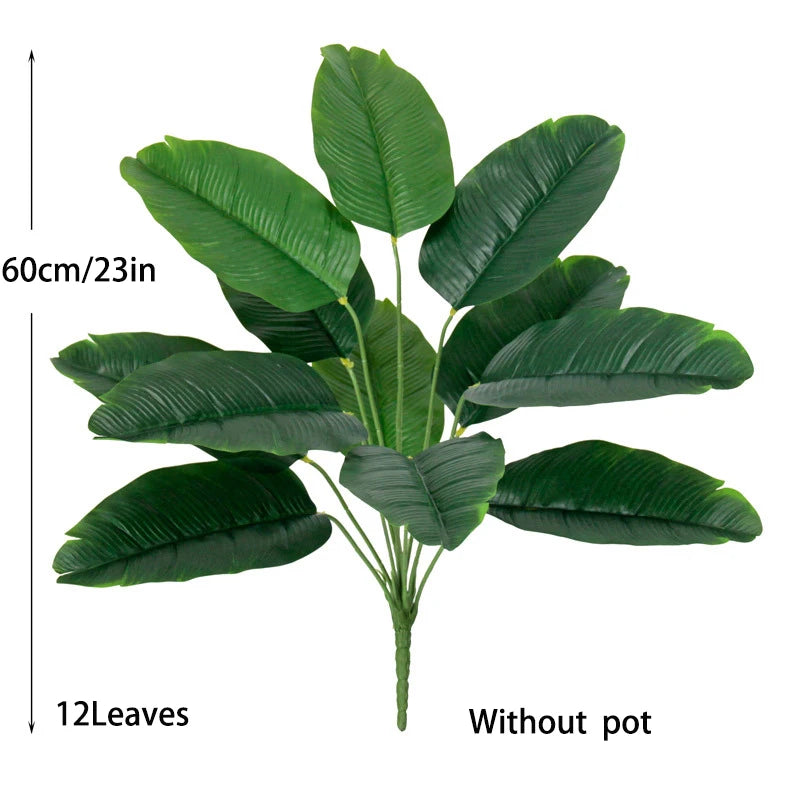 Lifelike Monstera Artificial Palm Tree for Home and Office Decor