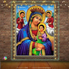 Virgin Mary & Jesus Nativity Wall Tapestry