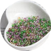 Silver Rice Glass Beads for Jewelry Making