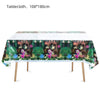 Tablecloth measuring 108 by 180 cm featuring a Masha and The Bear theme with woodland animals and flowers