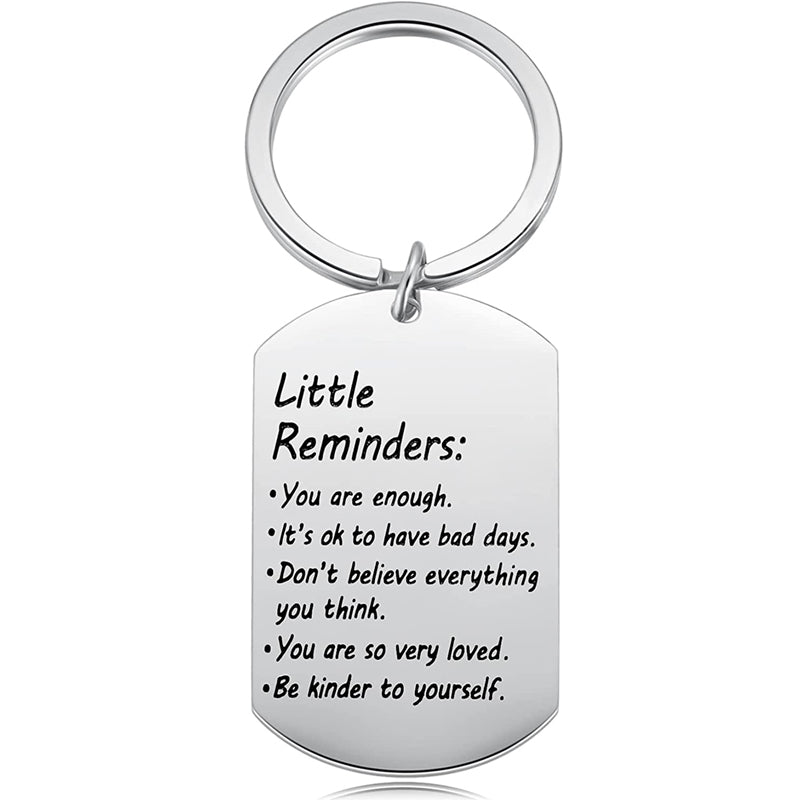 Little Reminders Keychain – Inspirational Mental Health Gift