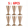 Gold Trumpet Vase Metal Flower Holder for Weddings & Home Decor