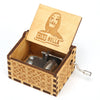Retro Hand-Cranked Wooden Music Box
