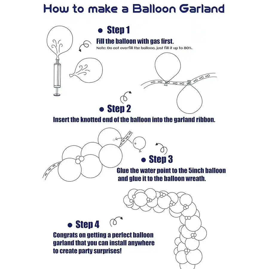 Butterfly Balloon Garland Arch Kit in Soft Pastel Colors