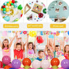Pegatinas de puntos adhesivos coloridos para decoración de fiestas de cumpleaños en globos y manualidades