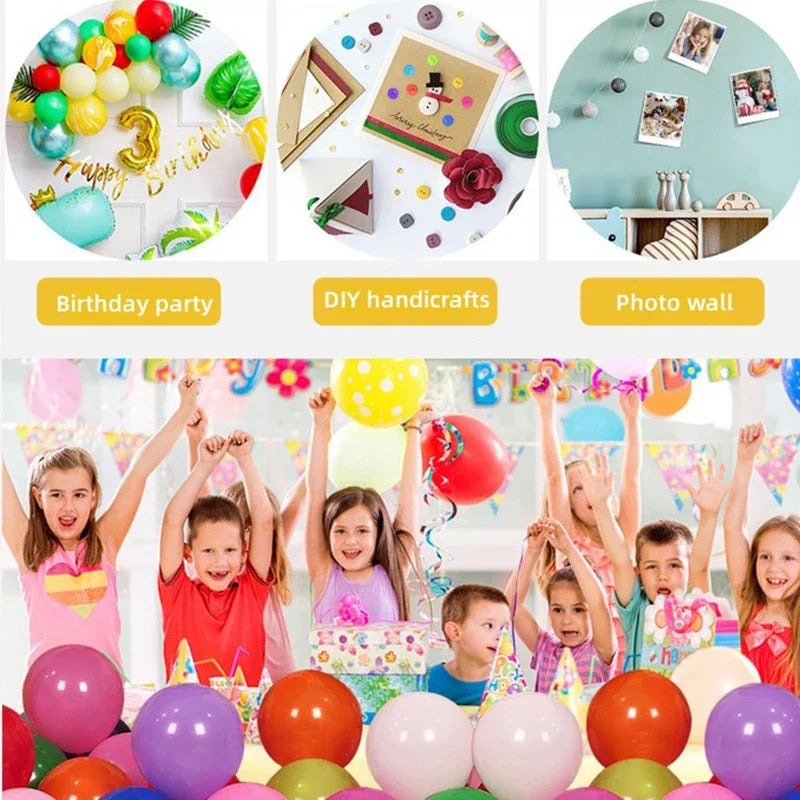 Pegatinas de puntos adhesivos coloridos para decoración de fiestas de cumpleaños en globos y manualidades