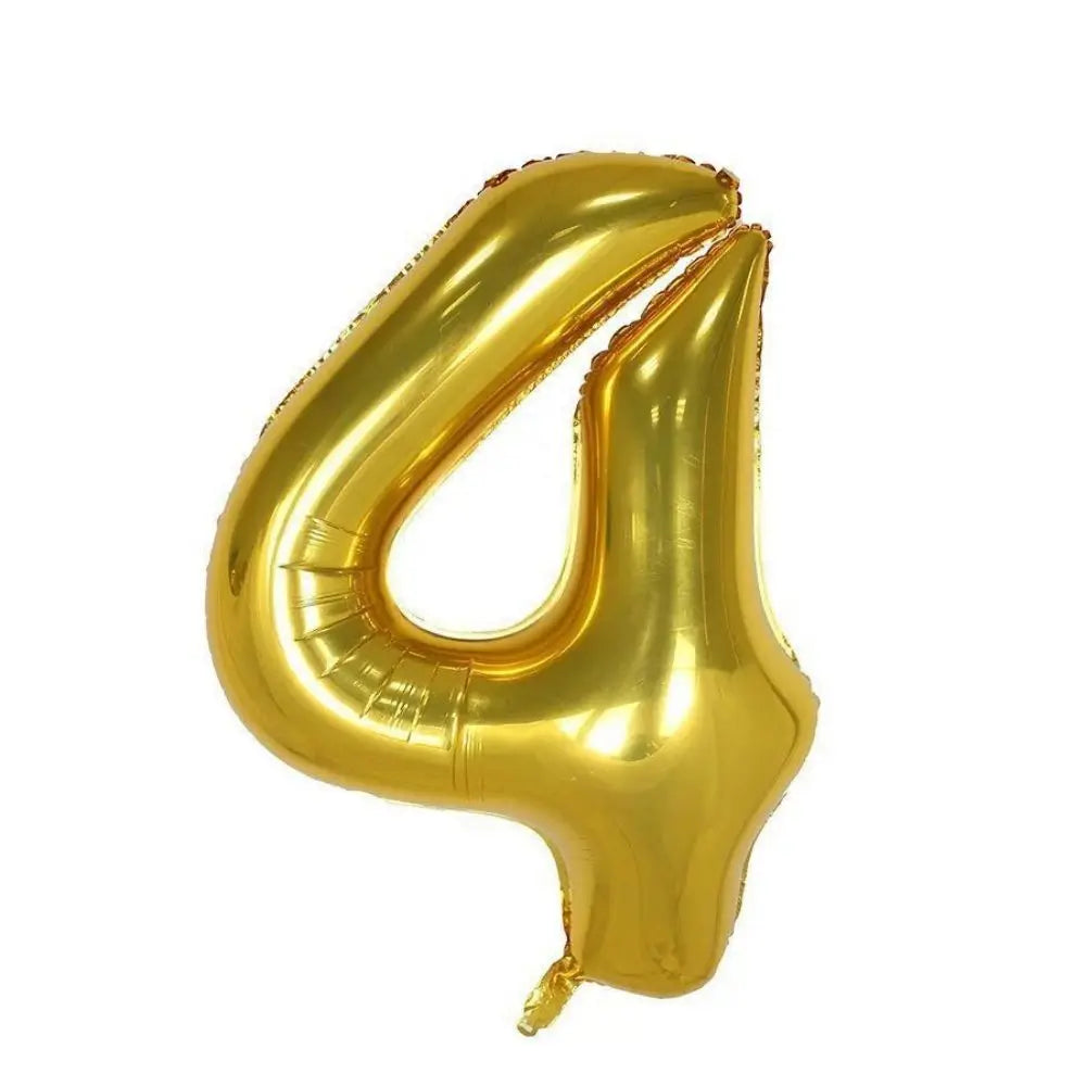 Large Red Number Foil Balloon for Birthday and Anniversary Decor