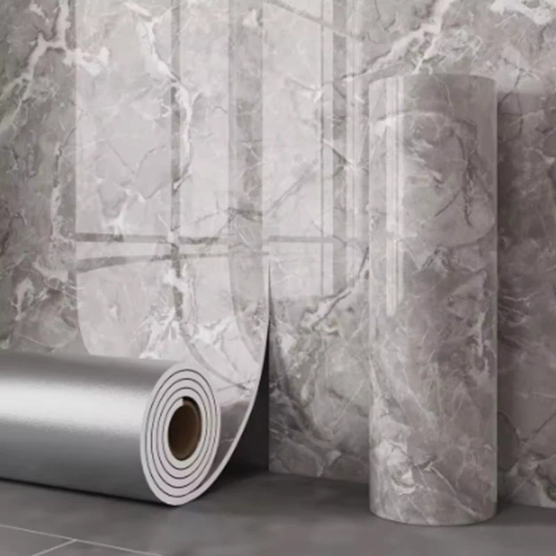 Marble-Pattern Self-Adhesive Peel and Stick Wallpaper