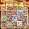 A collection of 20 sheets of retro cartoon PET die cut stickers for scrapbooking and journaling
