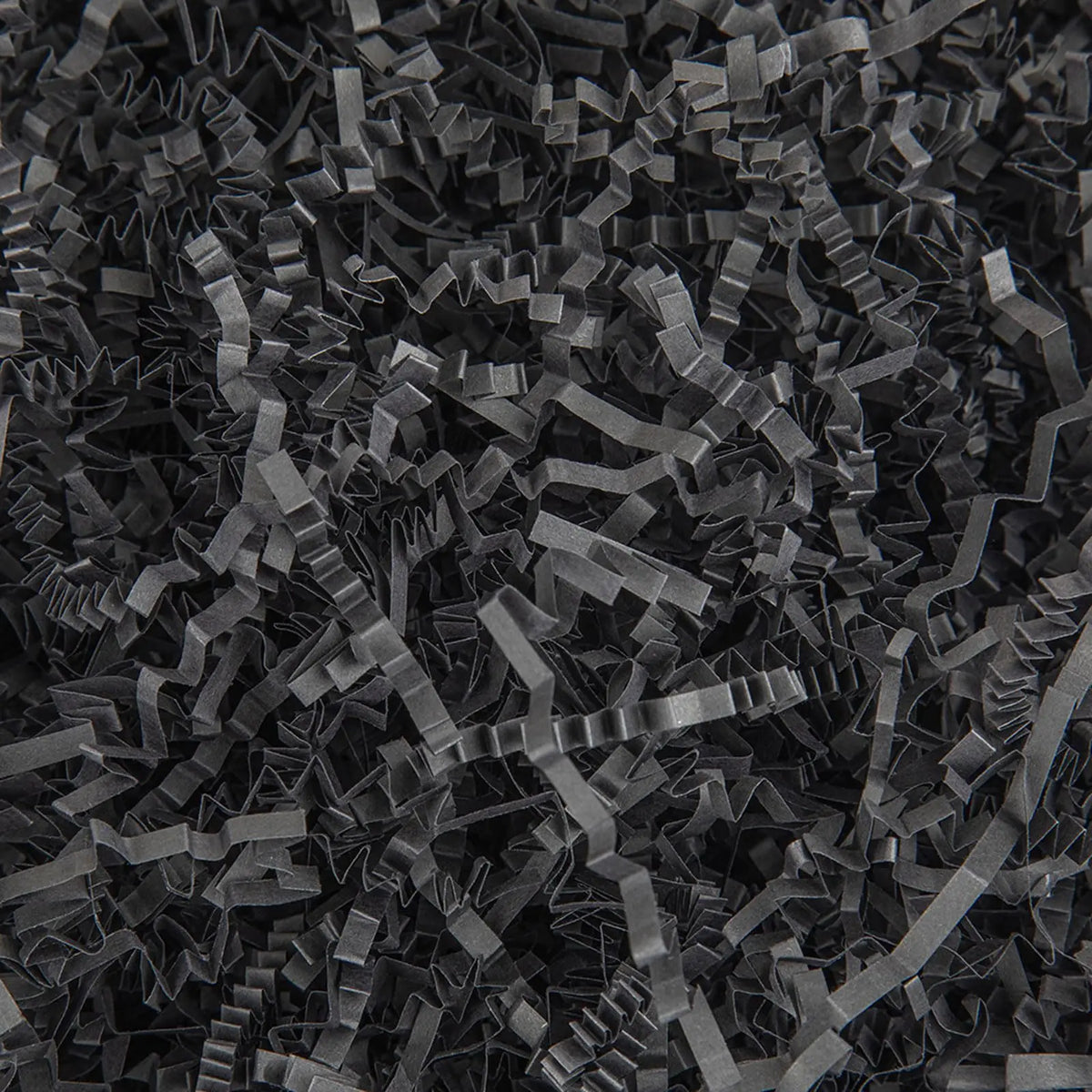 Black crinkle paper shred filler used for Halloween treat bags and décor