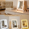 LED Makeup Mirror with 3 Color Lighting and Touch Control