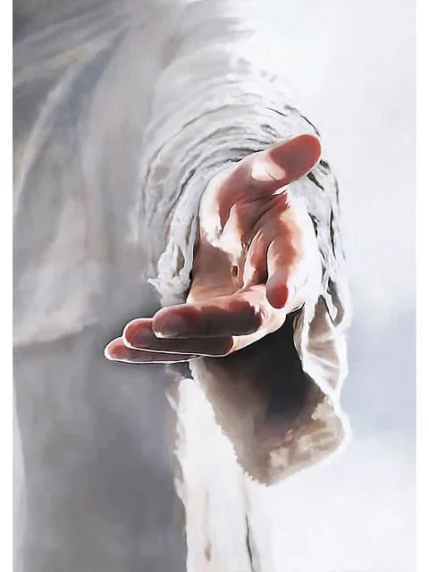 Jesus Christ Sacred Art Canvas Print – Modern Christian Wall Decor
