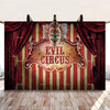 Evil Clown Circus Halloween Photography Backdrop
