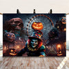 Evil Clown Circus Halloween Photography Backdrop