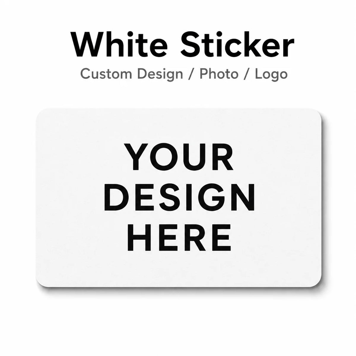 Custom Rectangular Stickers for Branding & Personalization