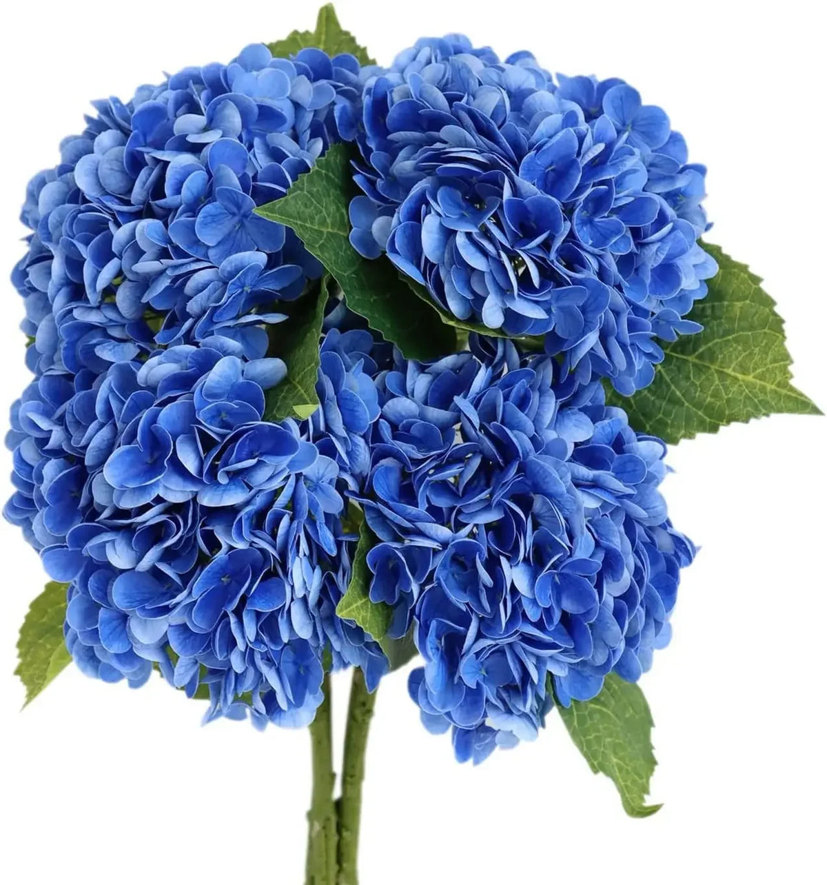 Lifelike Latex Hydrangea Stems for Weddings & Home Decor (Set of 4)