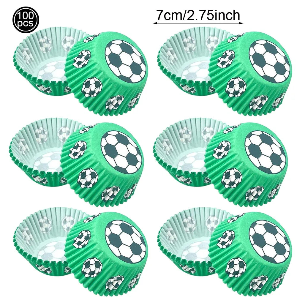 Soccer Party Disposable Tableware Set