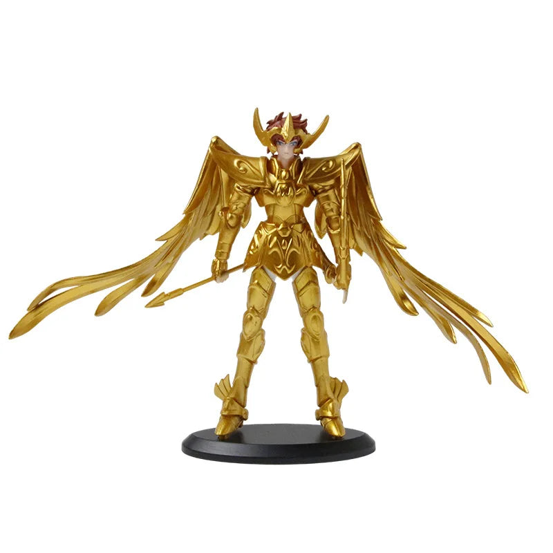 Golden Warrior action figure of Kanon (Hyoga) with gold armor and flowing golden wings.