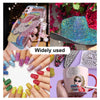 A collection of colorful resin and rhinestone gems used for DIY crafts, including a sparkly hat and various jewelry pieces.
