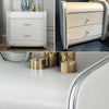 A set of self-adhesive PVC wall trim tape in silver and gold finishes for edge decoration and protection.