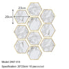Hexagon Peel-and-Stick Wall & Floor Tiles