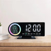 LED Digital Alarm Clock with 7-Color Display