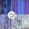 USB LED Curtain Lights with Remote – 8 Lighting Modes for Weddings & Home Decor