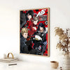 Persona 5 Classic Anime Poster - Self-Adhesive Wall Art