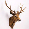 Rustic Faux Deer Head Wall Décor with Antlers