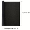 Black privacy window film roll with a black sleeve and dimensions of 50cm by 200cm.