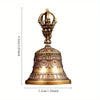 Tibetan Bronze Decorative Bell with Keychain