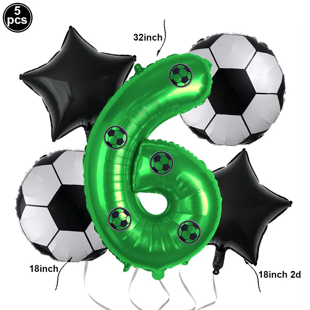 Soccer Party Disposable Tableware Set