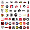 50 Piece Classic Rock & Punk Band Sticker Pack – Waterproof for Laptops, Phone Cases, and More