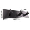 Black extra thick self-adhesive wall hook for keys and jewelry with multiple hooks