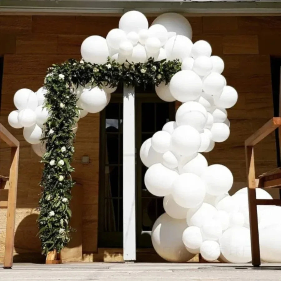 Matte White Balloon Variety Pack for Parties and Events